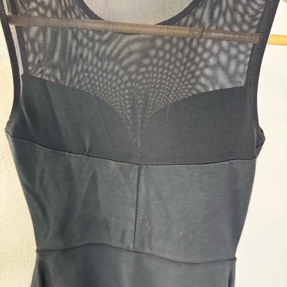 bebe Black Mesh Detail Cocktail Dress XXS - Picture 2 of 11